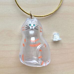 うちの子のけだまだま風 茶トラ 海外製 類似品 キーホルダー キーリング
