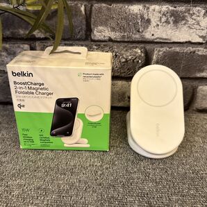 belkin BoostCharge 2-in-1MagneticCharger ワイヤレス充電器