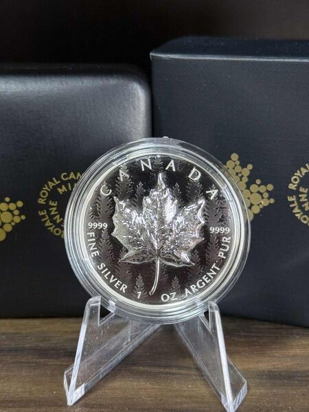 2024年 カナダ メイプルリーフ銀貨 1オンス 銀貨 20ドル 脈動 純銀