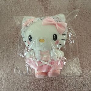 キティ 白猫バレリーナ マスコット ぬいぐるみ