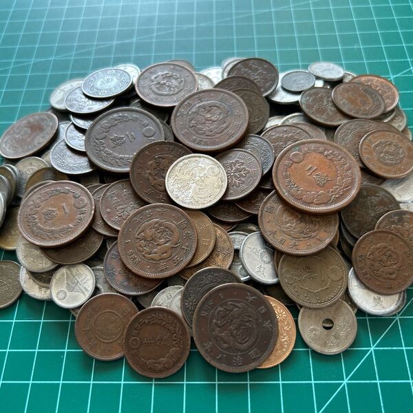 古銭 まとめ売り 銀貨 銅貨 その他色々 約520グラム