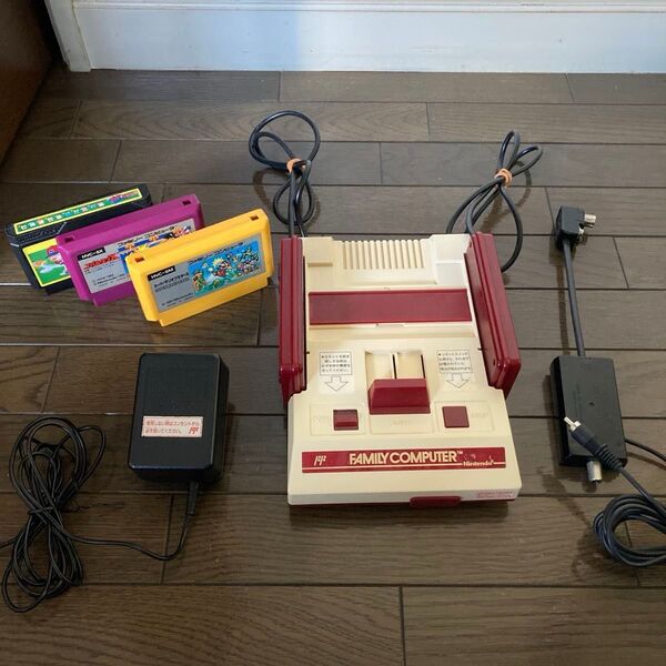 ファミリーコンピュータセット 古いテレビがあればすぐ遊べるセット 清掃品