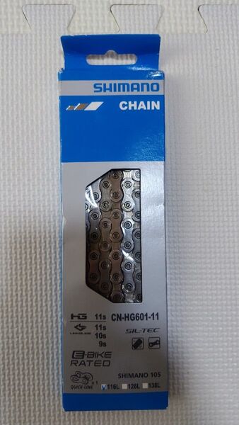 【新品正規品】シマノ SHIMANO 105 11速 チェーン CN-HG601-11 116L クイックリンク付属