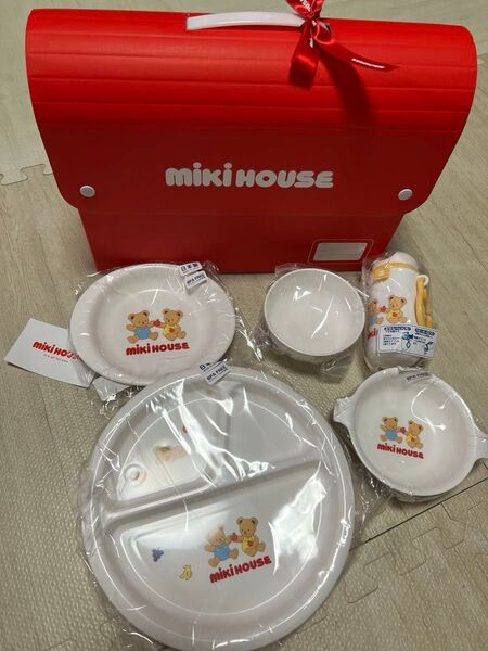 ミキハウス ベビー食器 ランチボウル 日本製 BPAフリー プレート お皿 ランチプレート 食器セット おやつケース