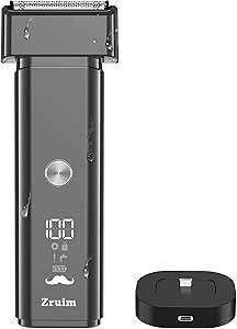 ひげそり 電動シェーバー 往復式 IPX7防水 電気シェーバー 髭剃り 3枚刃 深剃り 充電式