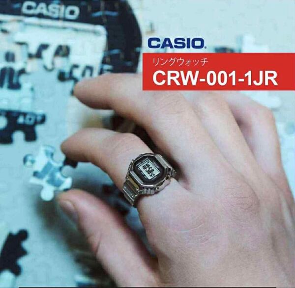 新品カシオCASIO RING WATCH CRW-001-1JR