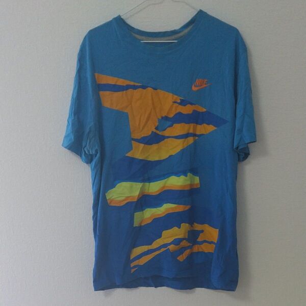 NIKE Tシャツ メンズ Lサイズ ブルーファッション