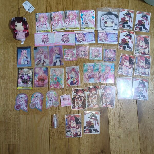 ホロライブ まとめ売り カード パペット ラバーコースター 沙花叉クロヱ 博衣こより 宝鐘マリン ウエハース ステッカー