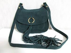  four ever 21 forever21 suede tassel shoulder bag original leather green green north 294