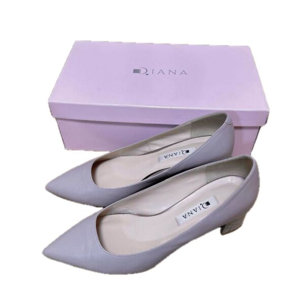 Diana ピンクグレー ハイヒール 23cm パンプス 靴 ピンクグレー