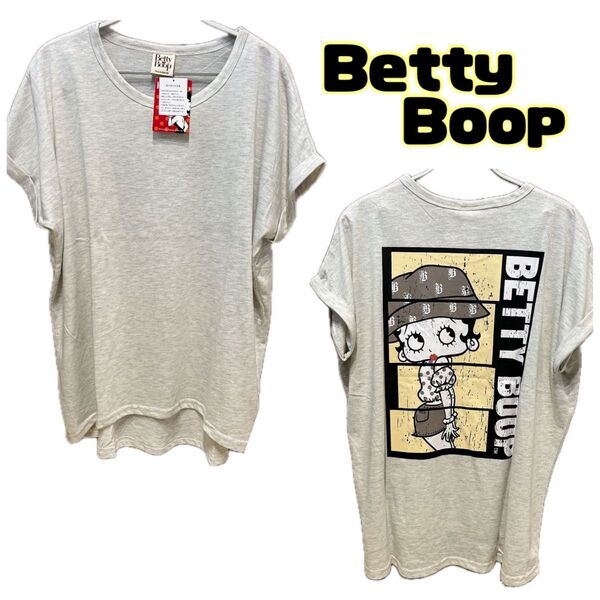 ベティちゃん Tシャツ Betty Boop M L バックプリント