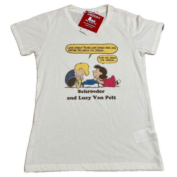 ユニクロ ピーナッツ コラボTシャツ Mサイズ レディース スヌーピー