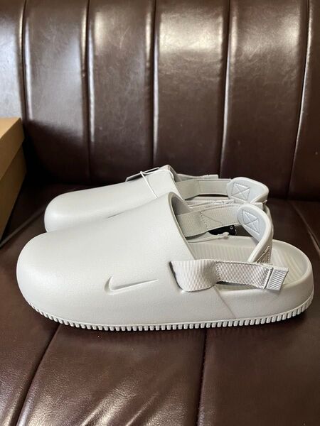 新品未使用 ナイキ NIKE カームミュールライトグレー 28cm CALM MULE サンダル