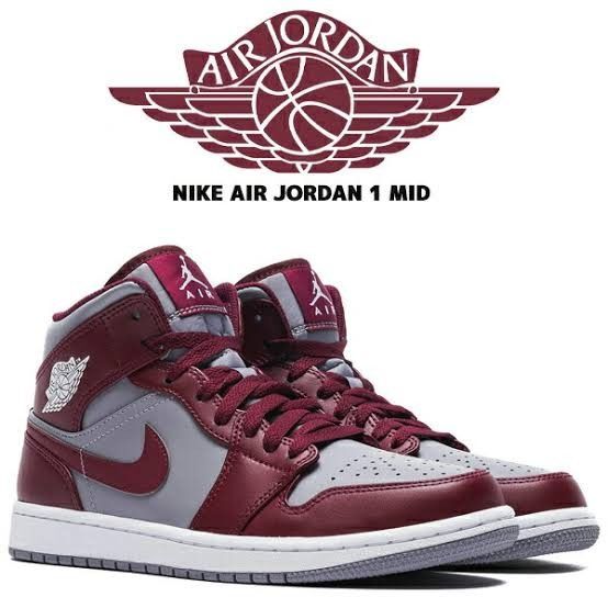 NIKE(ナイキ) AIR JORDAN 1 MID TEAM RED DQ8426-615