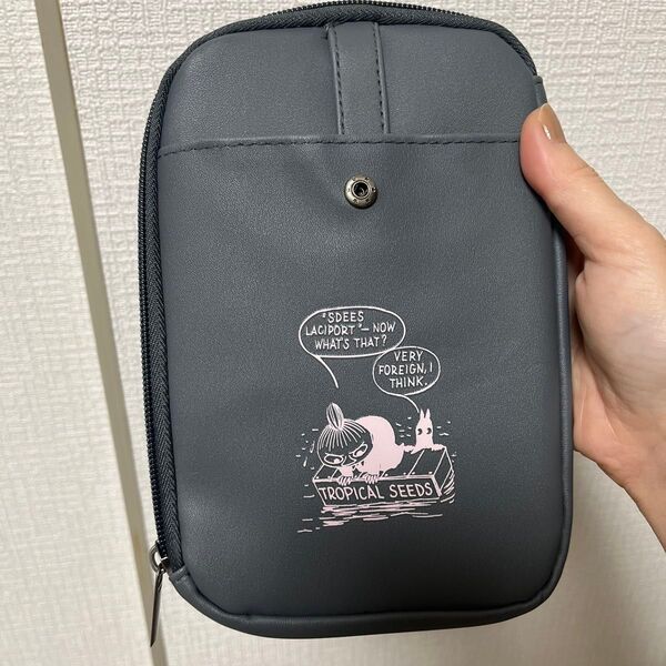 リンネル付録 ムーミン リトルミィ ストラップ付きマルチケース