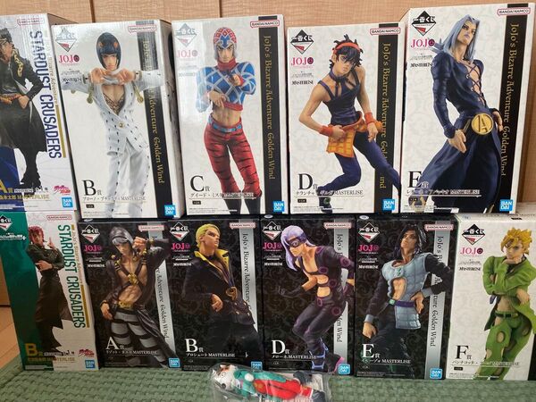 一番くじ ジョジョの奇妙な冒険 フィギュア 11点+1まとめ売り
