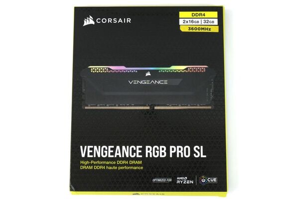 CORSAIR DDR4-3600 16GB 2本 32GBセット RGB 正常動作品