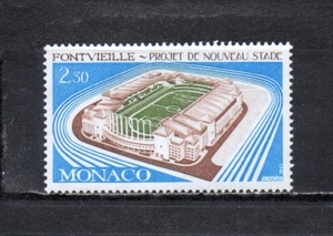 207465 モナコ 1982年 新スタジアム「ルイ2世スタジアム」開場 未使用NH