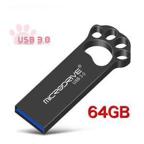 ネコの手 USBメモリ 64GB USBフラッシュドライブ