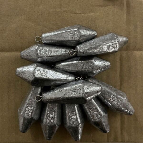 約40号150g オモリ 六角おもり 釣り 釣具 錘魚釣りフィッシングアウトドア用品夏海