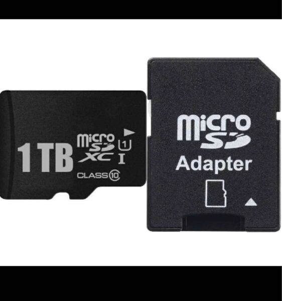 【新品・未使用】1TB (1024GB) 大容量microSDカードTF マイクロSDアダプター付き