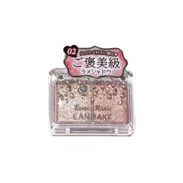 CANMAKE キャンメイク ラメマニア (02 ピンクプードル)ラメ アイシャドウ