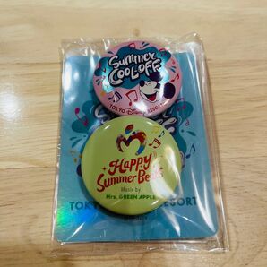 ディズニーリゾート ランド シー サマークールオフ ミセス ステッカーカンバッジセット
