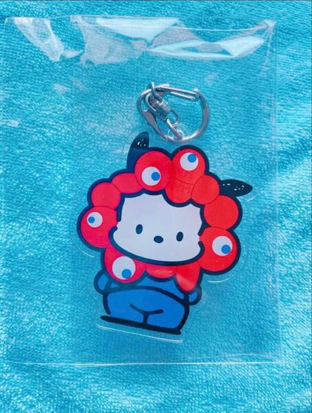 【新品未使用】なりきりアクリルキーホルダー ポチャッコ 立ち ミャクミャク 関西万博 サンリオキャラクターズ