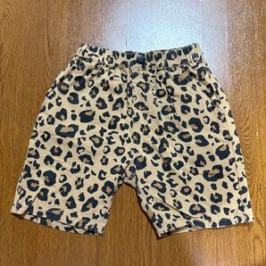 【マイリトルワンダー 120cm】 ハーフパンツ ショートパンツ キッズ ヒョウ柄 レオパード柄 子供服 半ズボン