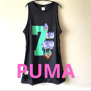 PUMA ロゴ メッシュタンクトップ