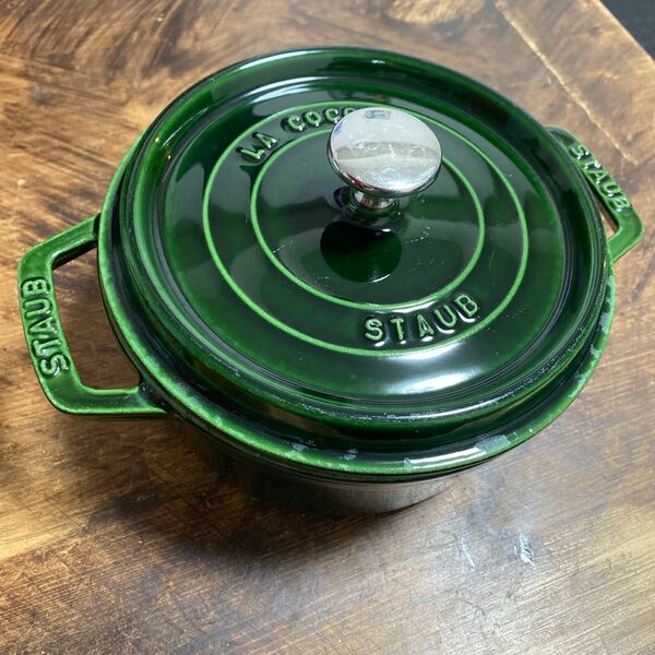 STAUB ココット 18cm バジルグリーン