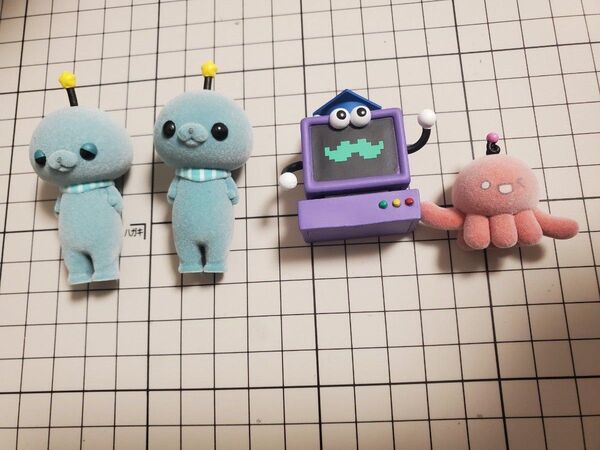 教育番組 フロッキーフィギュア 全4種 コンプ セット ガチャ