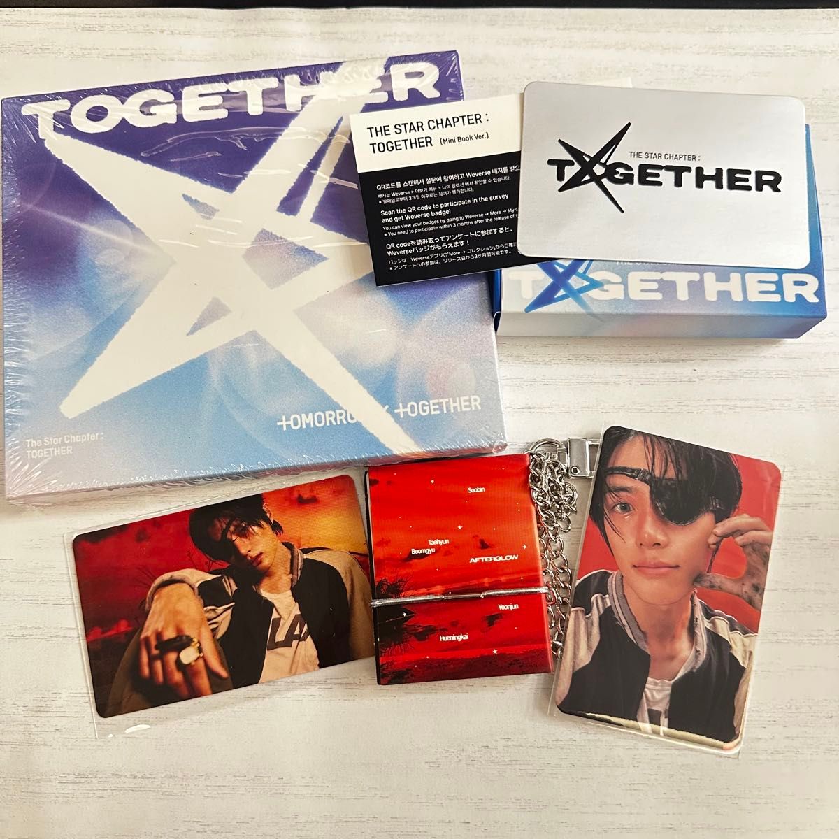 【TXT】テヒョンソロCD+キーリング+トレカ5枚セット TXT】テヒョンCD+キーリング+トレカ5枚セット|Yahoo!フリマ