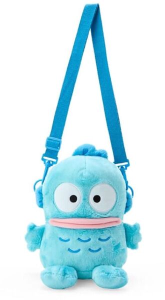 【クーポン有】ハンギョドン 2WAYドールバッグ ショルダーバッグ ポシェット スーツケース サブバッグ サンリオ ぬいぐるみ