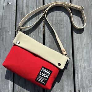 hubフラップショルダーmini【倉敷帆布】精密機器対応モデル