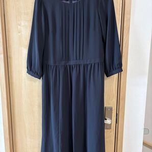 Reflect ワンピース ネイビー プリーツ 9号