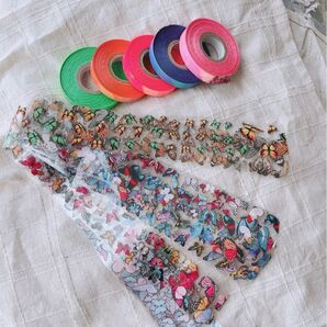 ネイルテープオーロラ転写シート蝶 まとめ売り