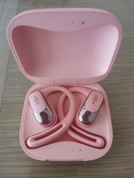 OPENFITAIR Shokz T511 骨伝導イヤホン ショックス Bluetooth ワイヤレスイヤホン ピンク 中古品