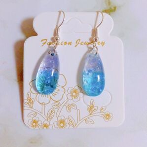 【再販】661 琉球ガラス ハンドメイドピアス