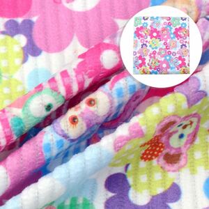 ダッフィー&フレンズ 花 輸入生地 布