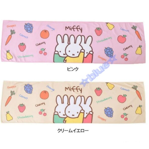 ミッフィー クールタオル 冷感タオル 2枚セット カラビナ付き 熱中症対策 ひんやりグッズ miffy