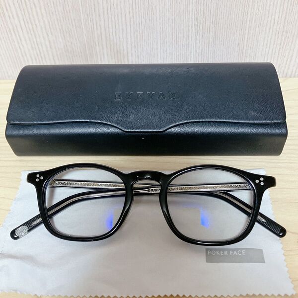 EYEVAN sadler narrow サドラーナロー PBK ブラック アイヴァン 眼鏡 メガネ サングラス