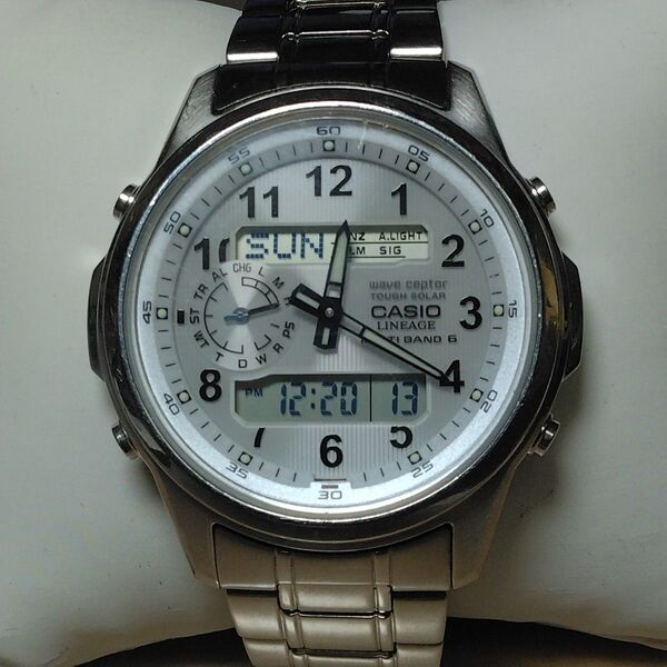CASIO カシオ リニエージ ウェーブセプタータフソーラー 電波腕時計 LCW-M300D-7AJF マルチバンド6