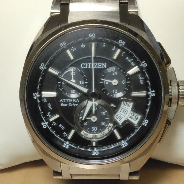 【福山雅治着用モデル】CITIZEN シチズン エコドライブ電波腕時計 ジェットセッター ダイレクトフライト ATD53-3011