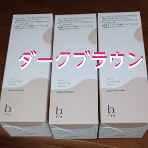 ビーリス b.risエアリーカラーリングフォーム ダークブラウン 3本セット