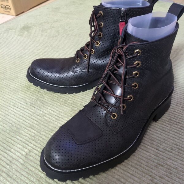 DEGNER レザー メッシュ ブーツ 25.0 used デグナー