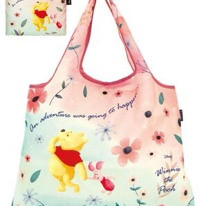 新品ディズニー ショッピングバッグ【Flower path】エコバッグ 折りたたみ おしゃれ