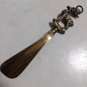 イギリス アンティーク 鹿 靴べら ヴィンテージ