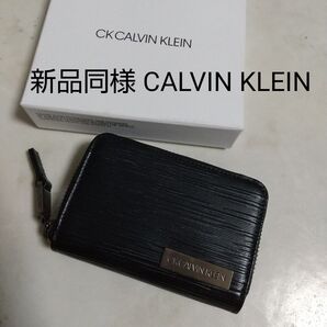 新品同様 CALVIN KLEIN カルバンクライン キーケース スマートキー レザー イケテイ ブラック