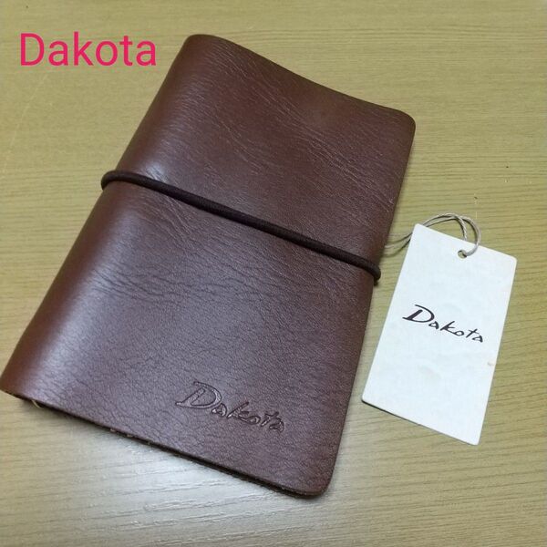 日本製 Dakota 中古美品 ダコタ システム手帳 牛革 ブラウン